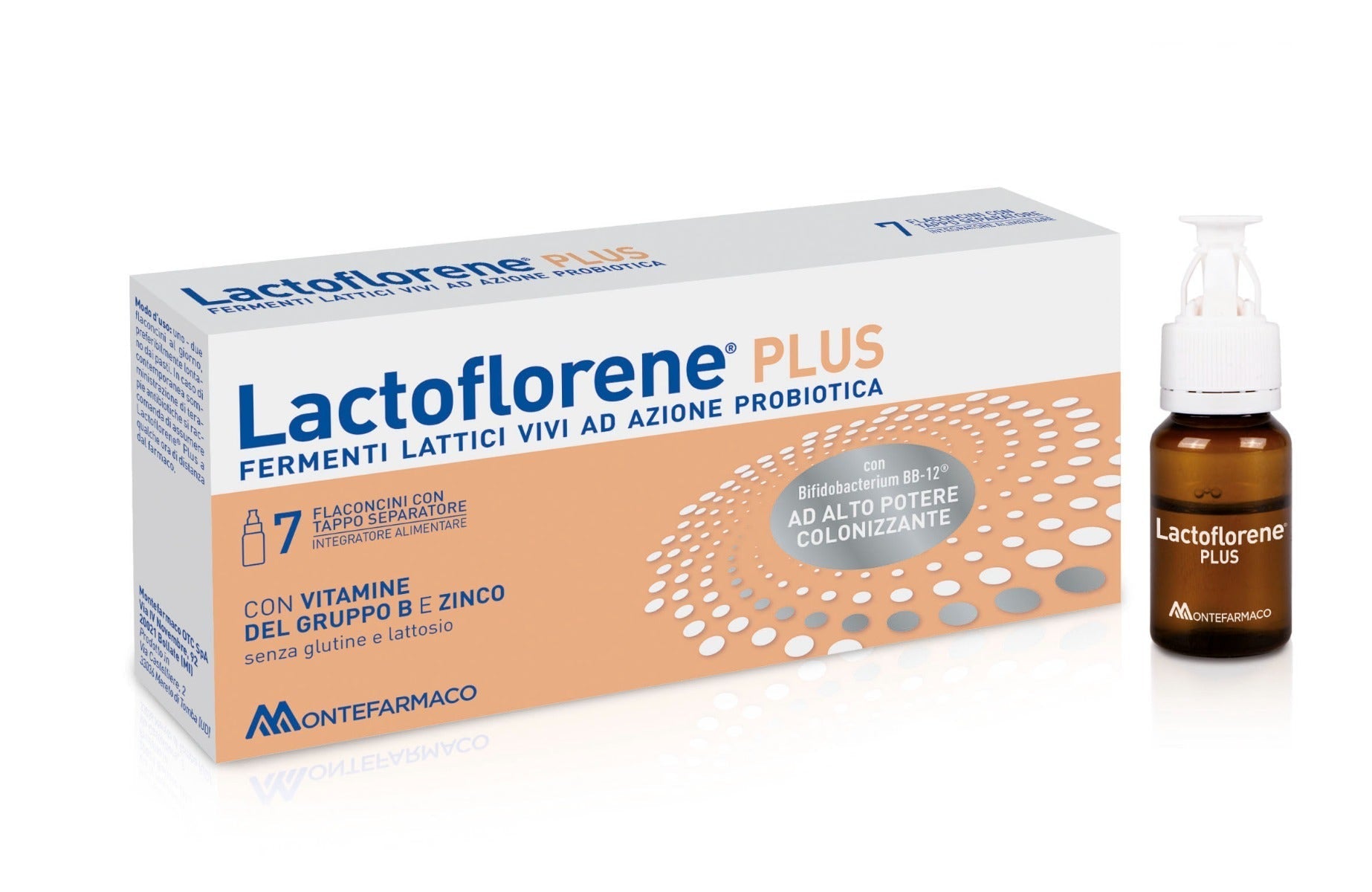 Lactoflorene Plus 7 flacons de 10 ml - Rééquilibrage de la flore intestinale