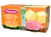 Plasmon Omogeneizzato Formaggio Prosciutto 4/6M+ 2x80g