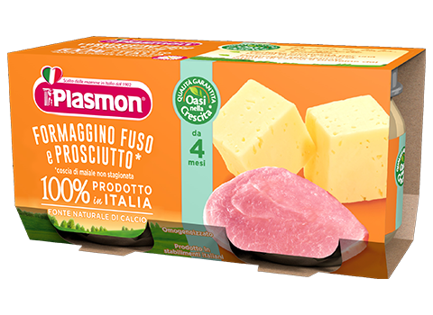 Plasmon Omogeneizzato Formaggio Prosciutto 4/6M+ 2x80g