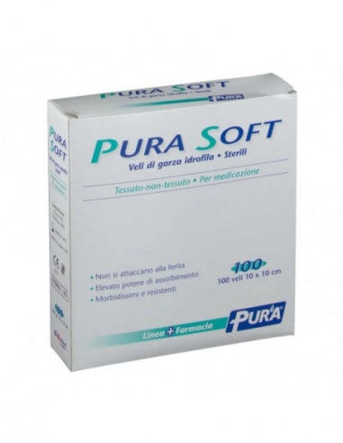 Pura Soft Compresses en non-tissé 18x40cm 12 pièces