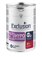 Exclusion Veterinary Diet Formula Per Cani Hypoallergenic Capra E Patate Lattina 400gr