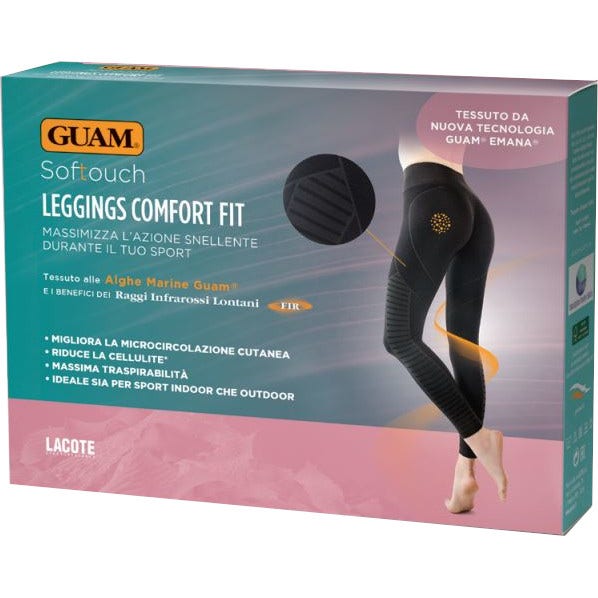 Guam Softouch Leggings Comfort Fit XS/S 38-40 1 pièce Noir