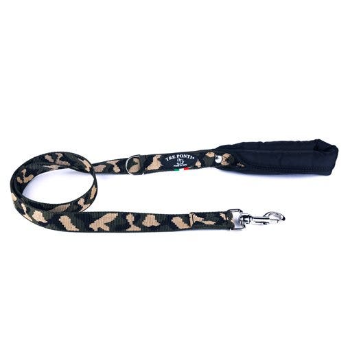 Tre Ponti Laisse à une poignée camouflage 113 cm