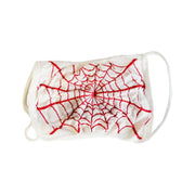 Masque de protection lavable pour enfants, motif toile d'araignée, 3 pièces