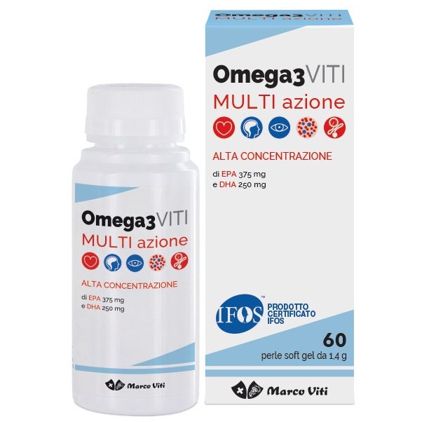 Omega 3 Viti Multi-Action 60 gélules - Complément alimentaire bien-être