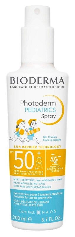 Bioderma Photoderm Pediatrics Spray solaire visage et corps 200 ml SPF50+