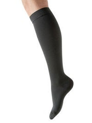 Dualsan Mi-bas thérapeutique en microfibre à compression dégressive KKL1 Unisexe Bout fermé Couleur Noir Réf. 2410