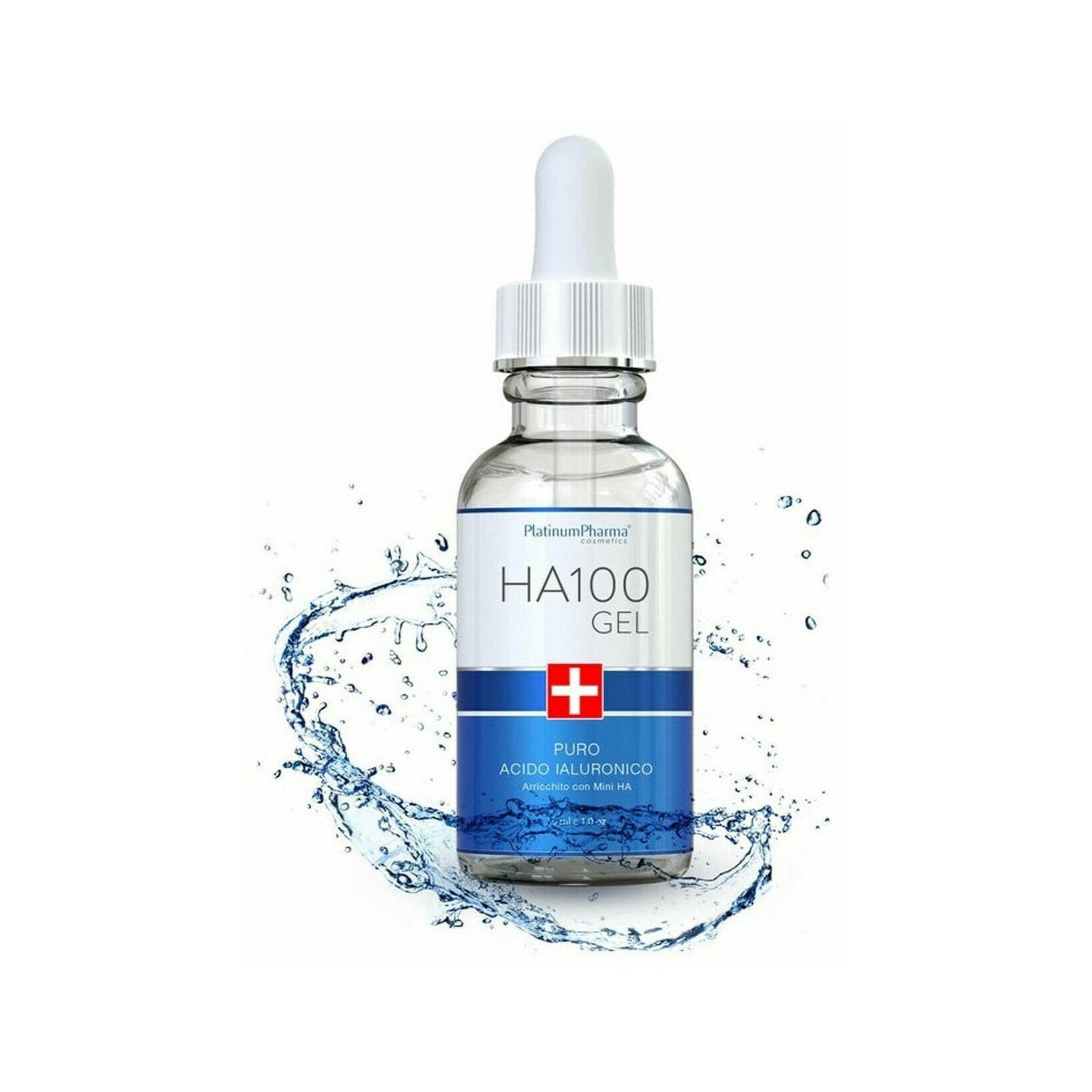 HA100 Acido Ialuronico 100% 30ml - Idratazione Intensa