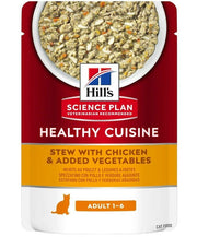 Hill's Science Plan Healty Cuisine Gatto Adult Pollo E Stufato 80gr