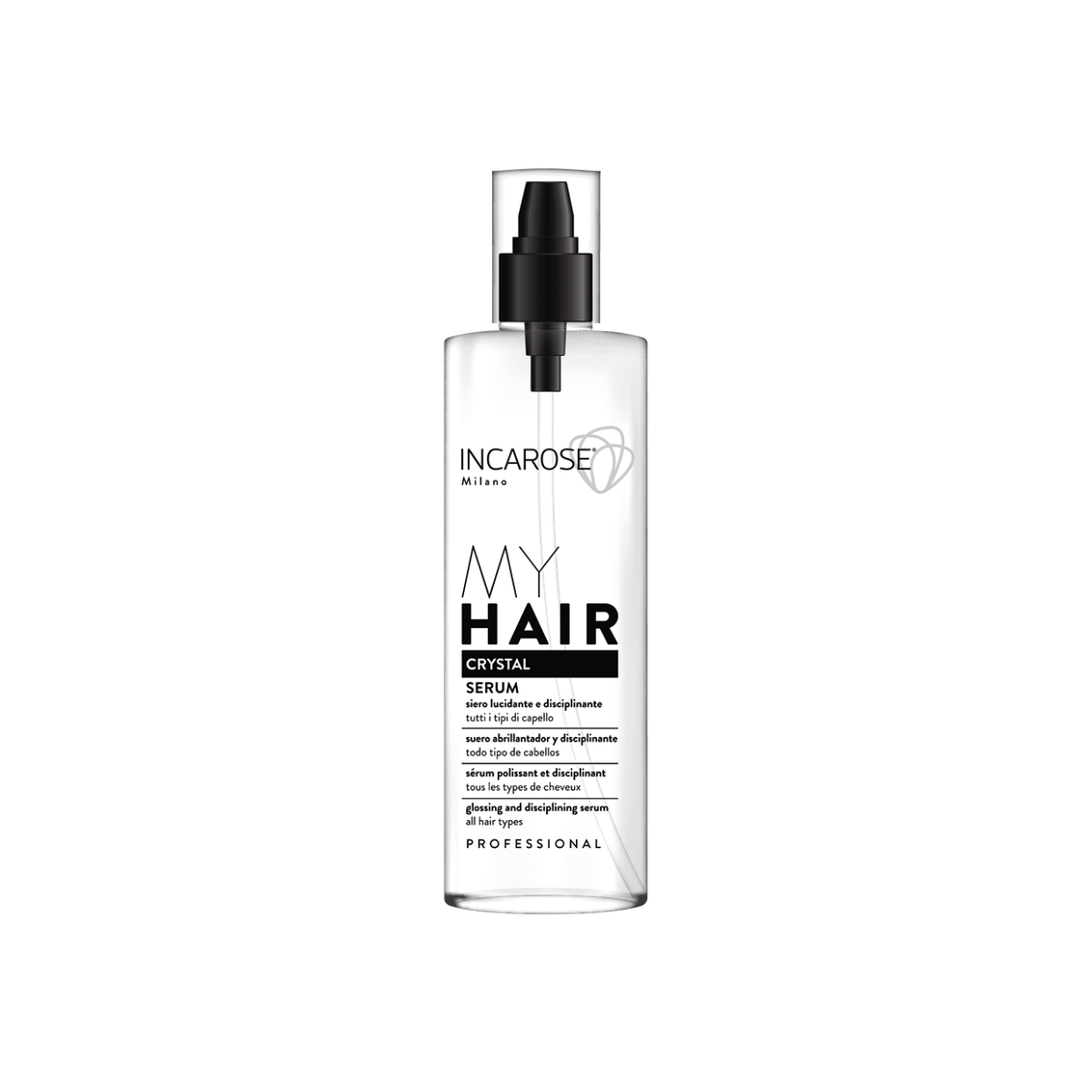 Incarose My Hair Crystal Siero Capelli Lucidante/Disciplinante 100ml