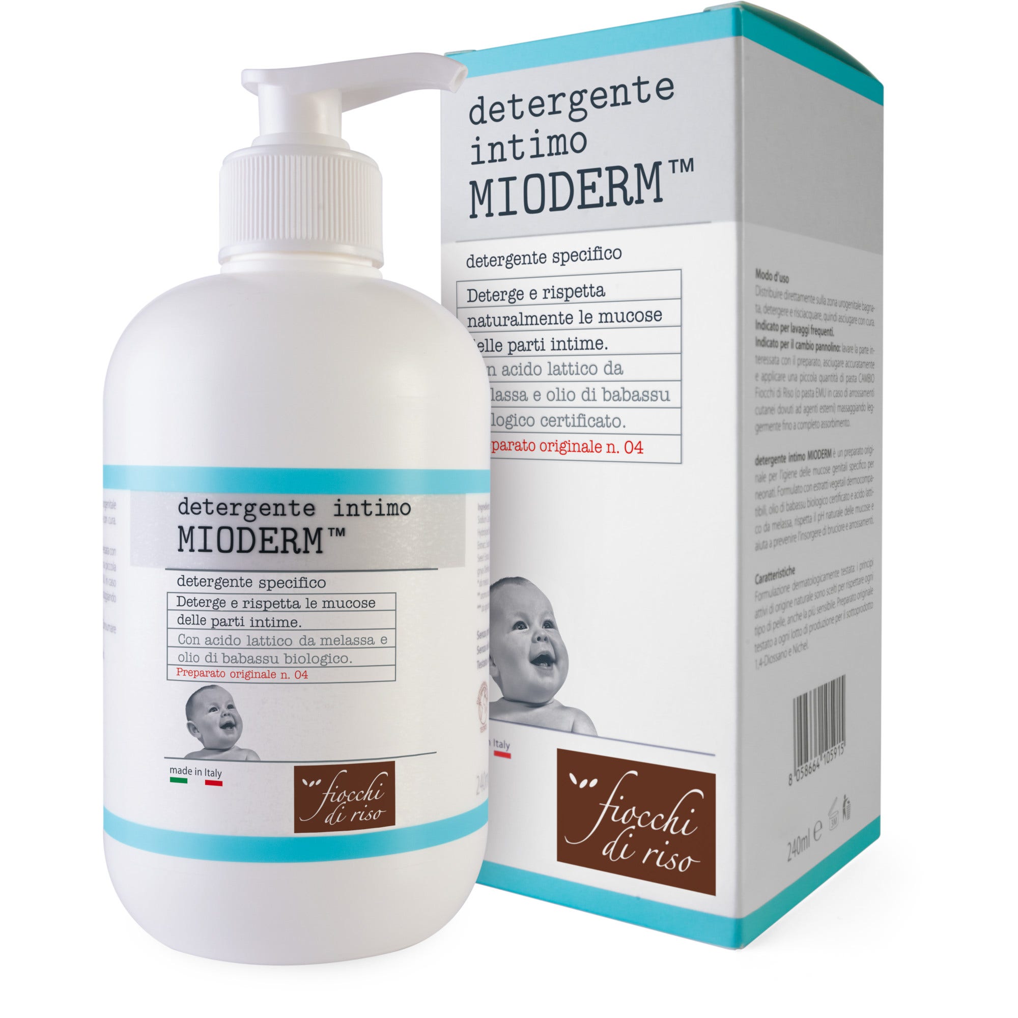 Fiocchi Di Riso Nettoyant intime Mioderm 240 ml