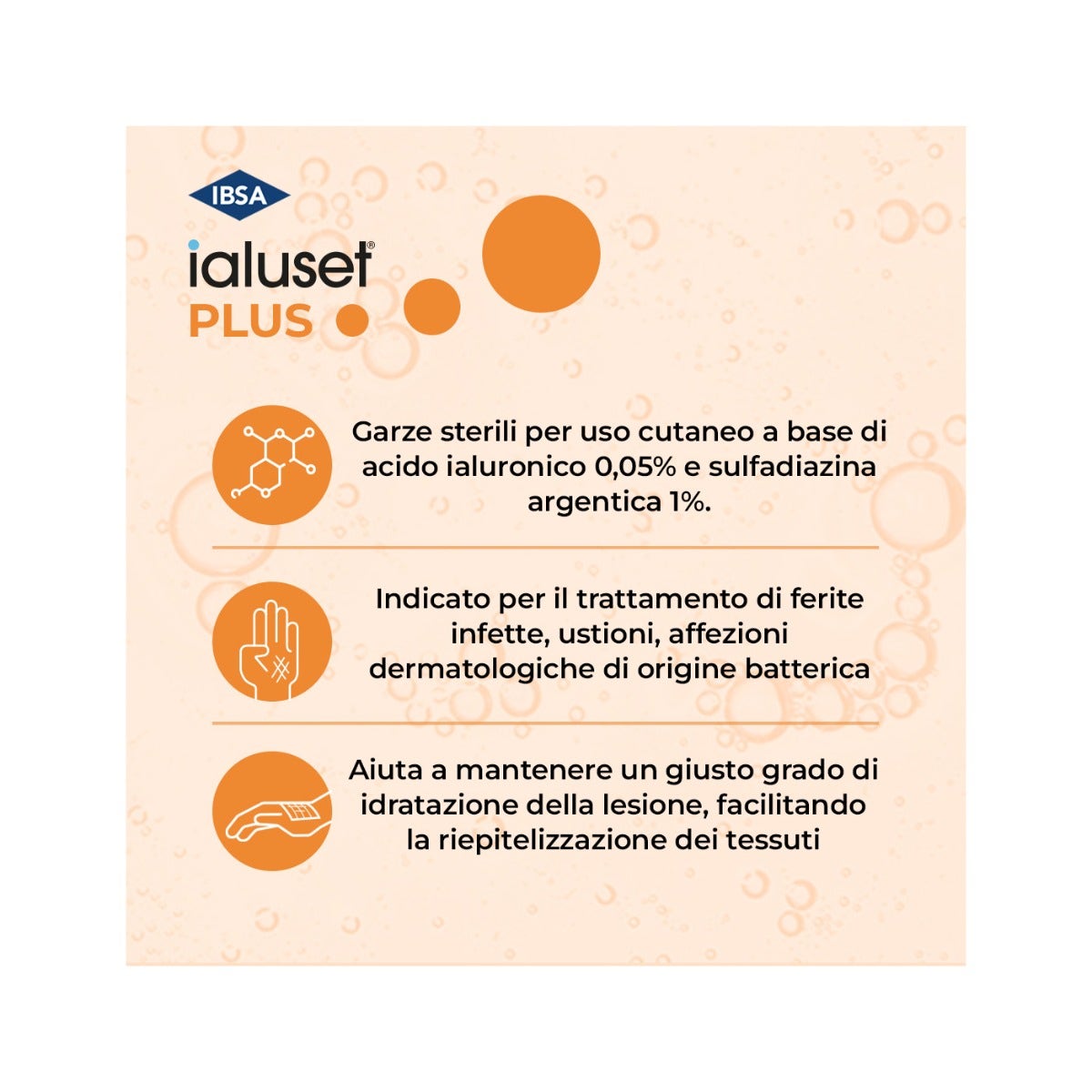Ialuset Plus Garza 10x10cm 10 Pezzi
