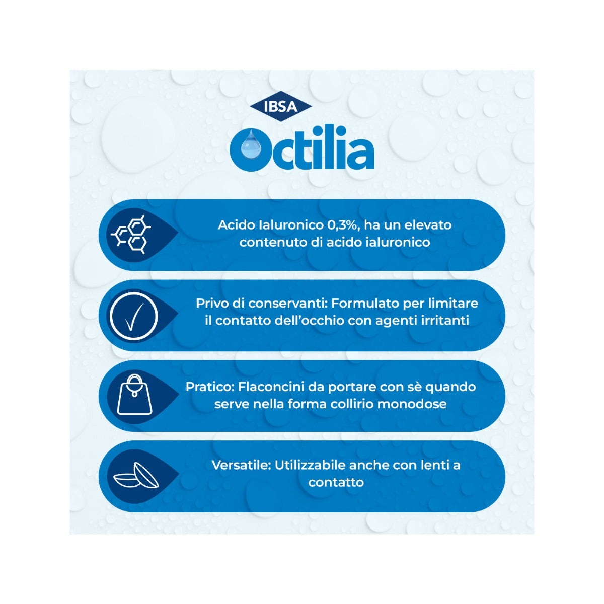 Octilia Lacrima Sollievo Prolungato 20 Flaconcini Monodose 0.35ml