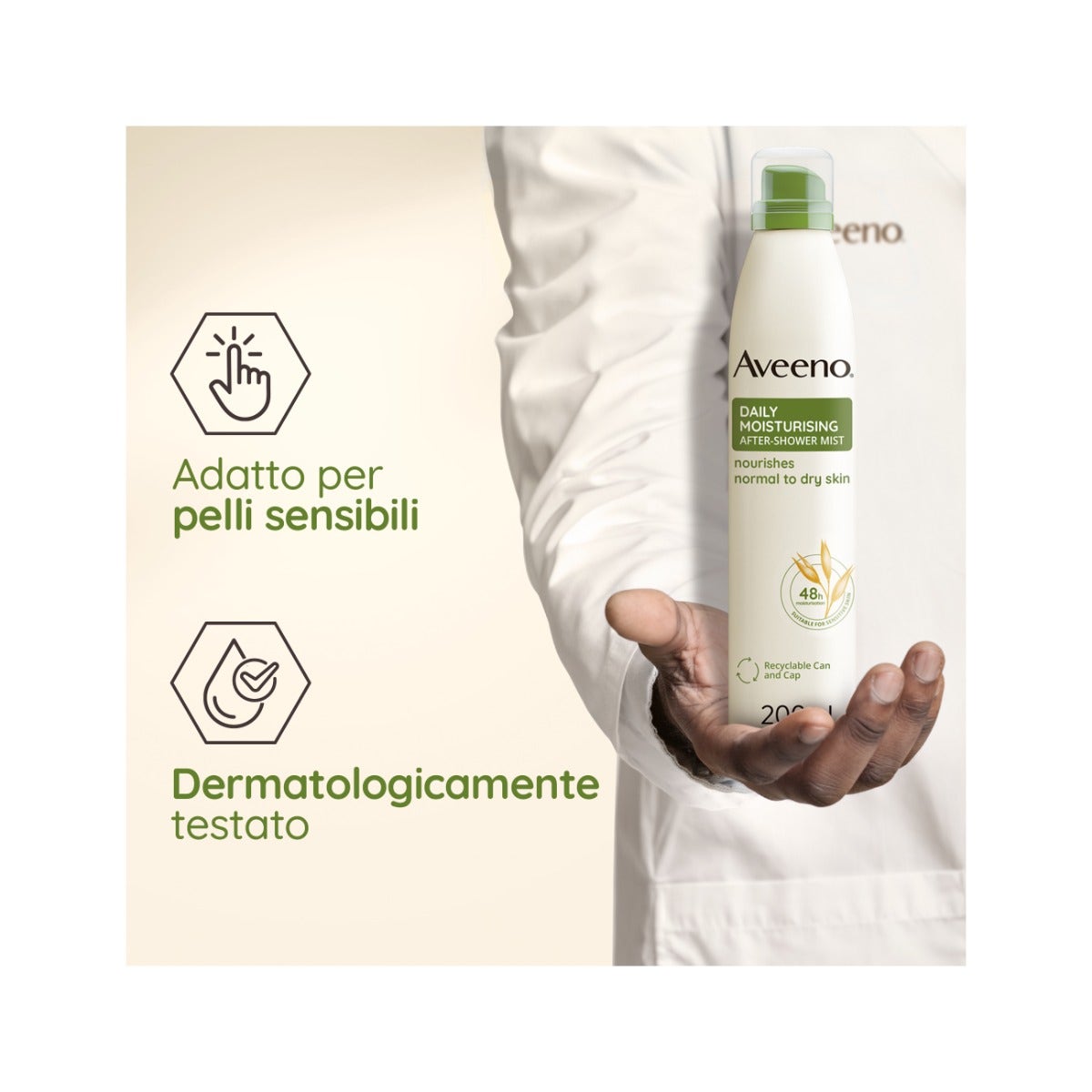 Aveeno Daily Moisturising Spray Dopo Doccia 200ml
