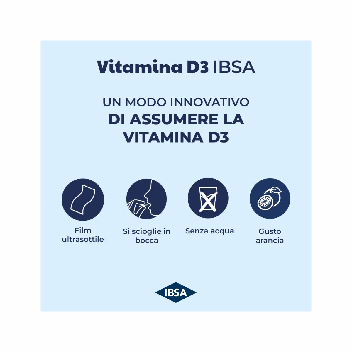 Ibsa Vitamina D3 2000UI: 30 Film Orodispersibili