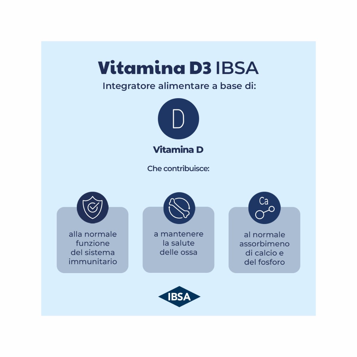 Ibsa Vitamina D3 2000UI: 30 Film Orodispersibili