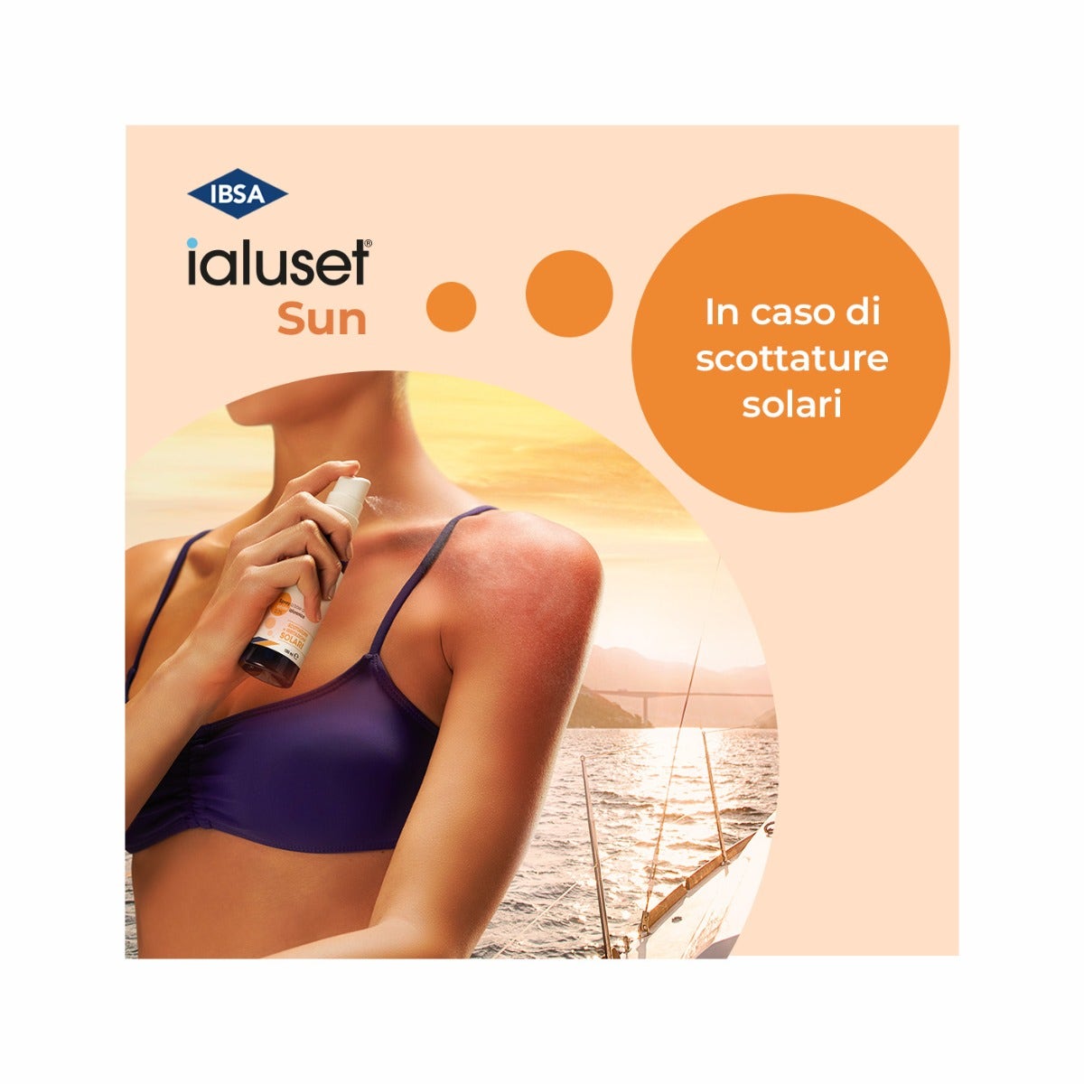 Ialuset Spray Solaire pour Coups de Soleil 100 ml