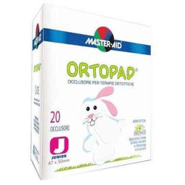 Cerotto Oculare Ortottica Ortopad Bianco Junior 20 Pezzi