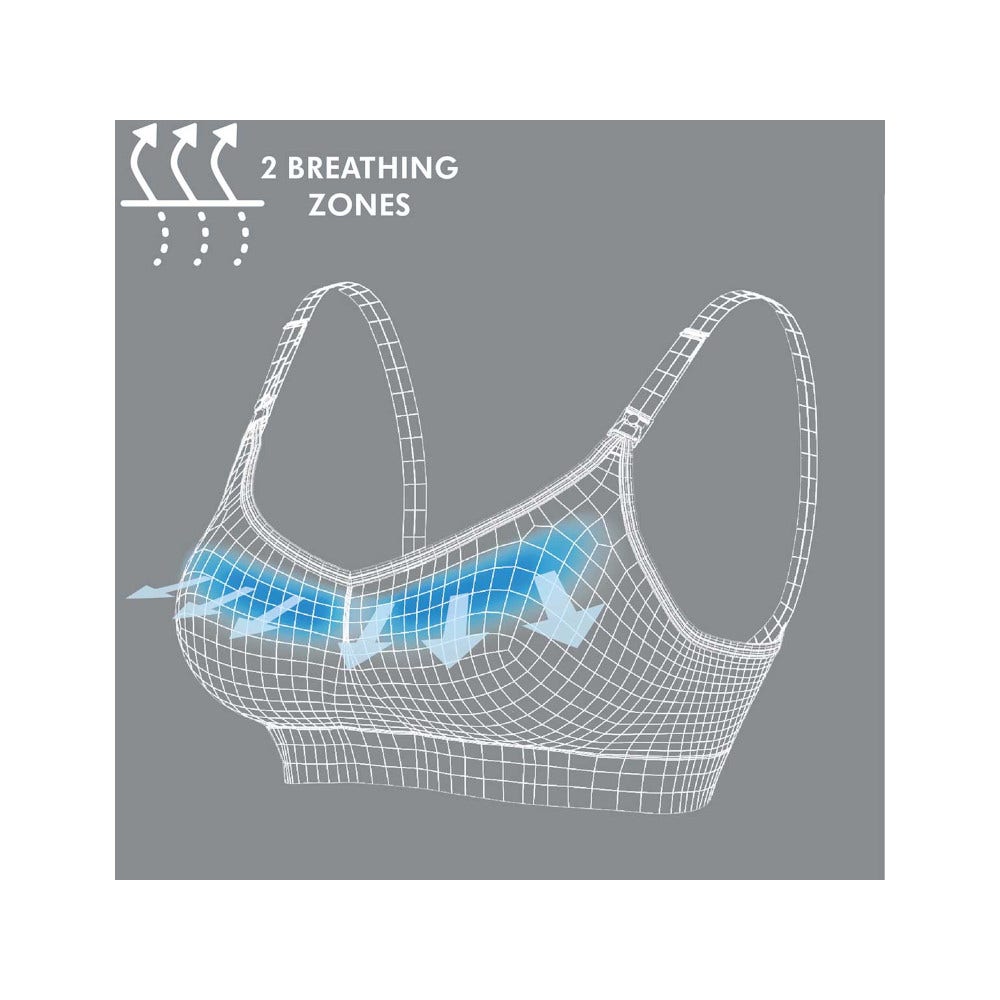 Medela Reggiseno Keep Cool Traspirante Per Gravidanza E Allattamento Nero Taglia S