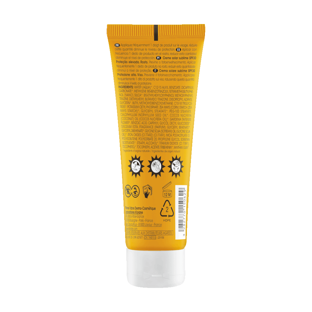 Klorane Polysianes Crème solaire Sublime SPF 30 50 ml