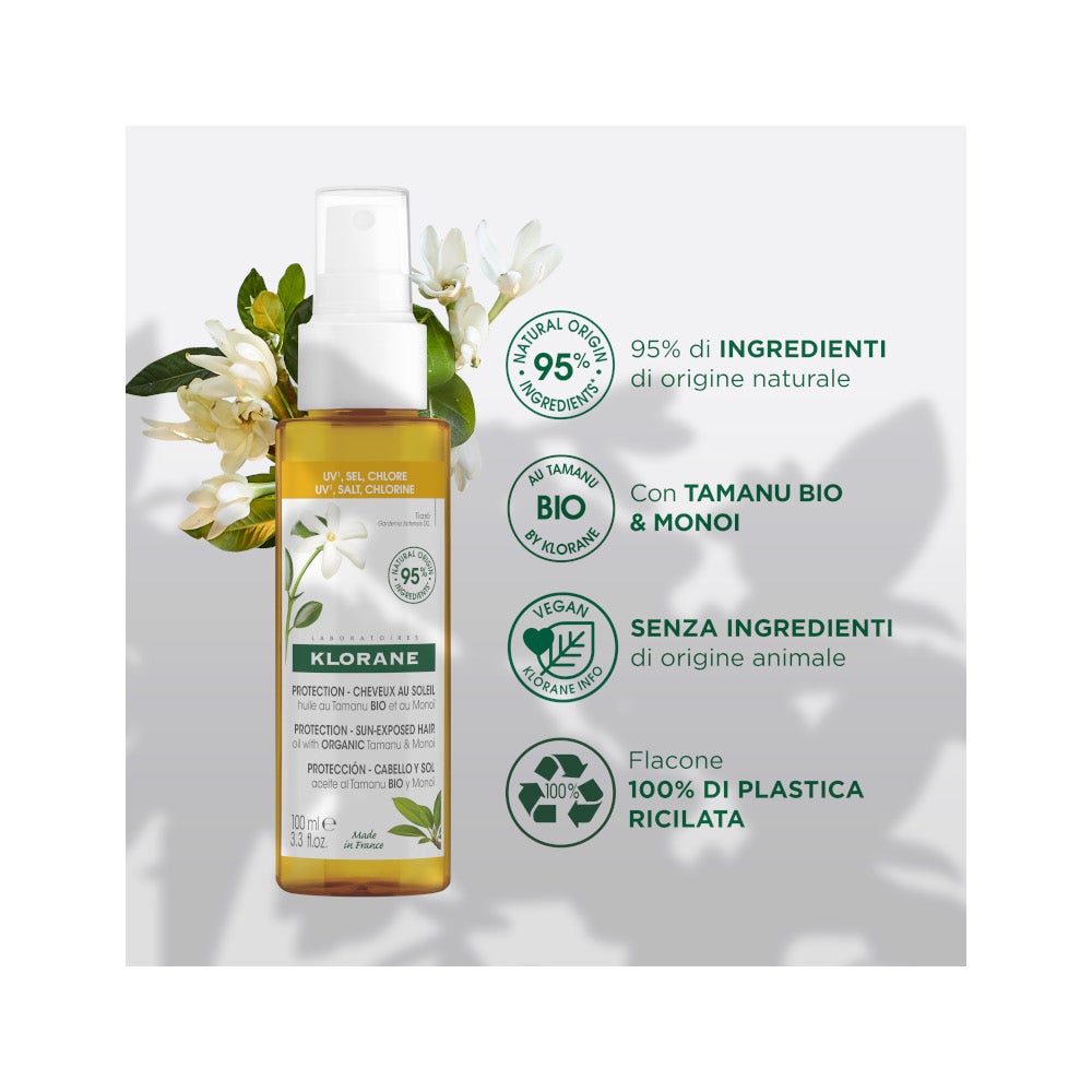 Klorane Olio al Tamanu Bio E Monoï 100ml