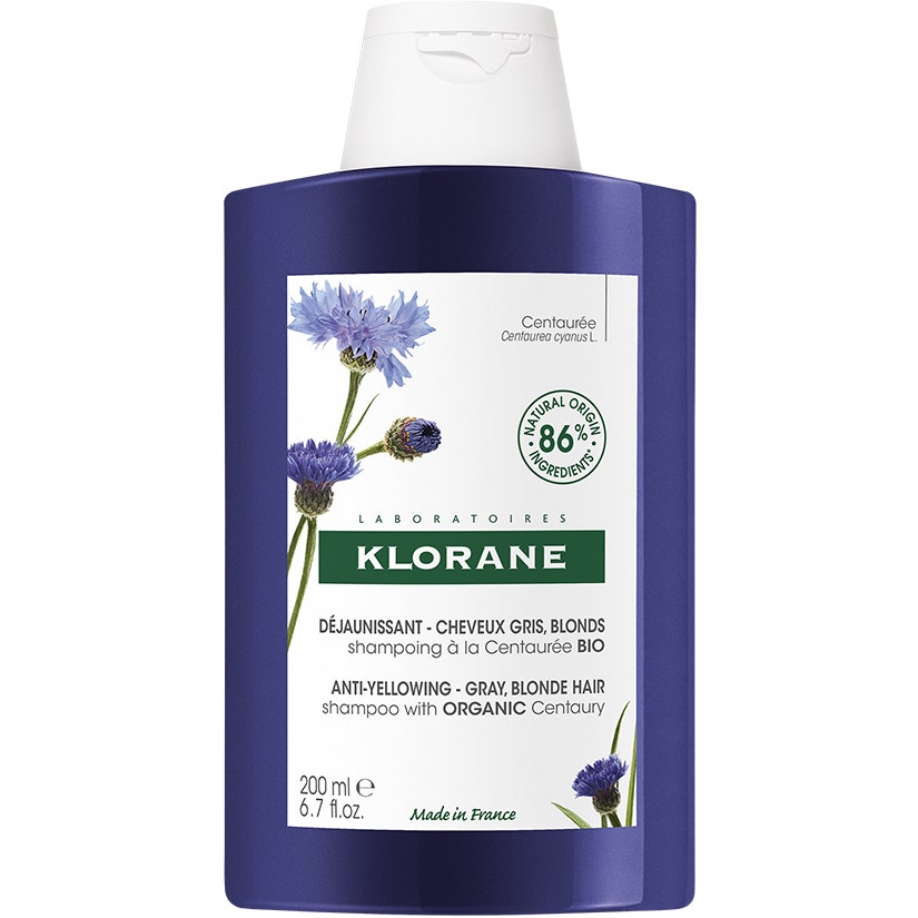 Klorane Shampooing à la Centaurée Bio Anti-Jaunissement 200 ml
