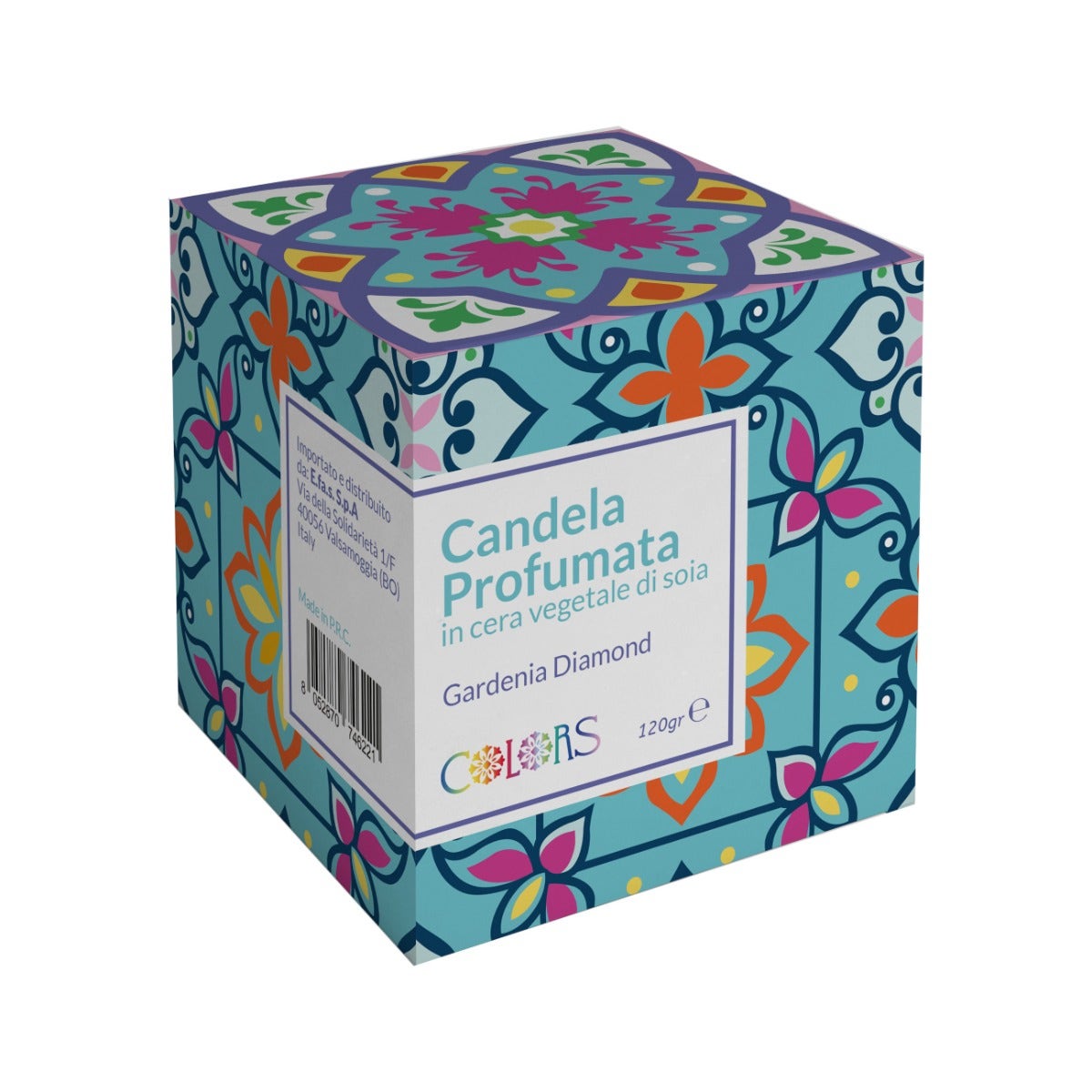 Le Maioliche Candela Light Blue 1 Pezzo