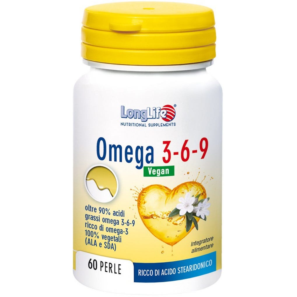 Longlife Oméga 3-6-9 Végétalien 750 mg