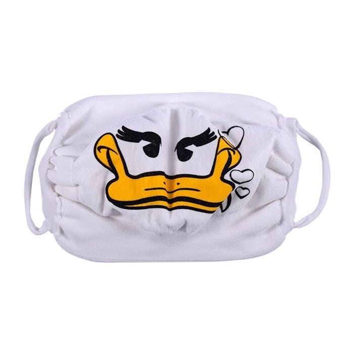 Wonder Company Masque de protection lavable Duck Girl 1 pièce
