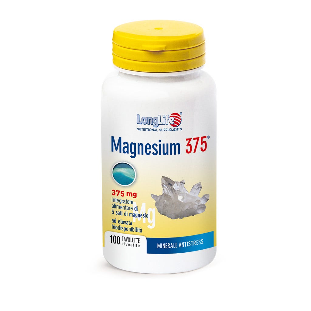 Longlife Magnésium 375 100 comprimés