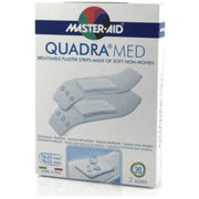 Pansement Master-Aid Quadra dermoactif moyen, 10 pièces