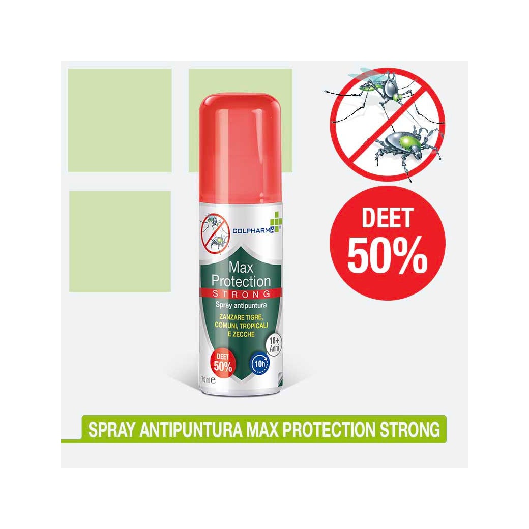Colpharma Spray Antizanzare Forte Max Protection Strong 75ml