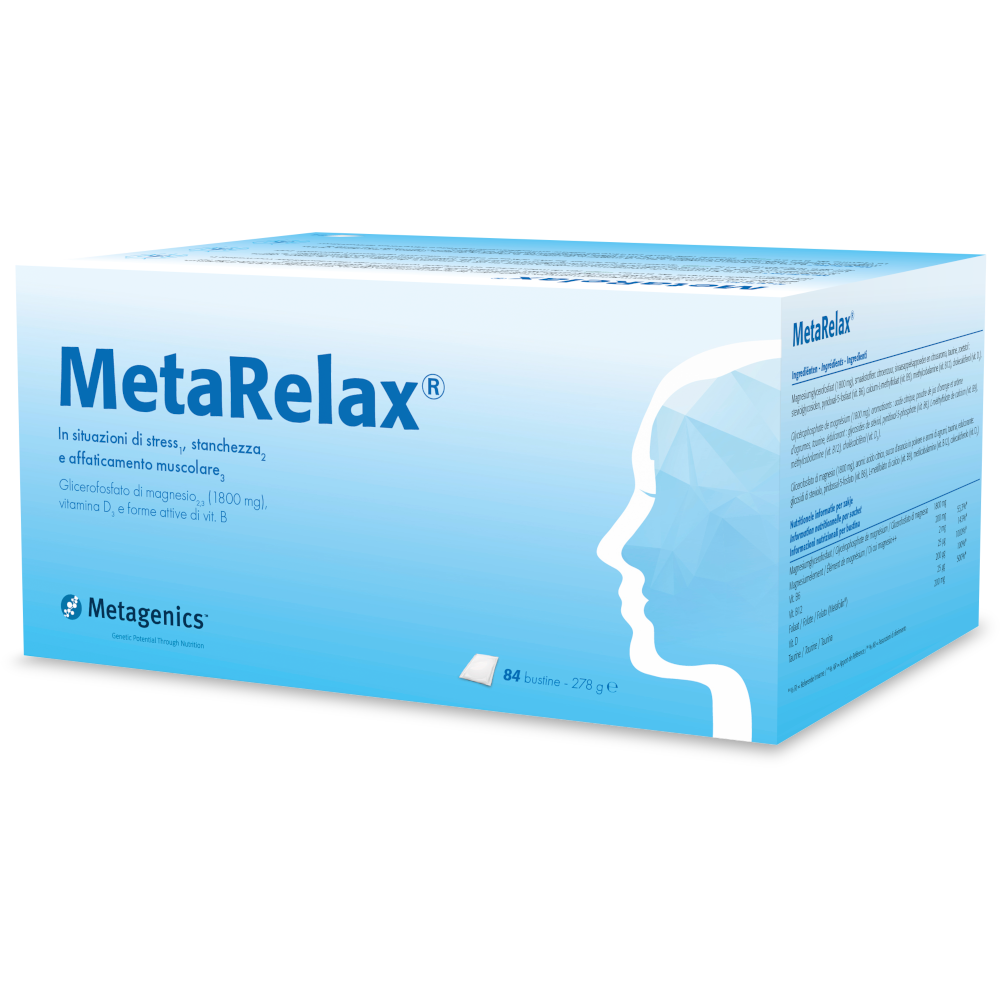 MetaRelax 84 sachets : Complément alimentaire relaxant au magnésium
