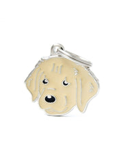 Médaille personnalisée pour chiens Golden Retriever