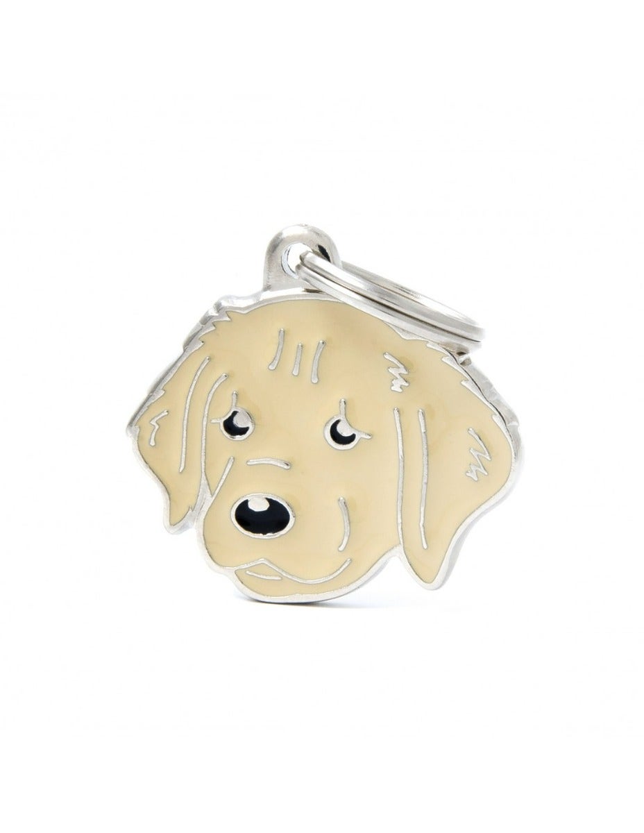 Médaille personnalisée pour chiens Golden Retriever