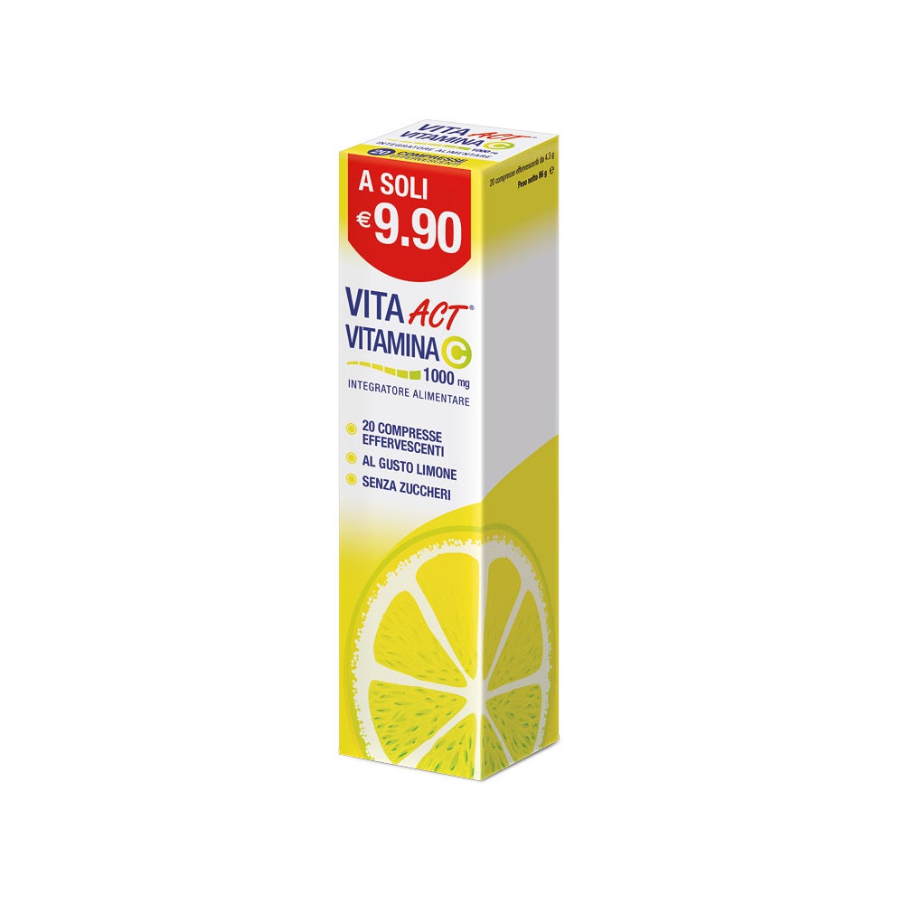 Act Vitamine C 1000 mg 20 comprimés effervescents