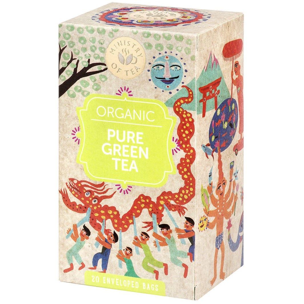 Ministry Of Tea Tè Verde Puro Biologico 20 Filtri