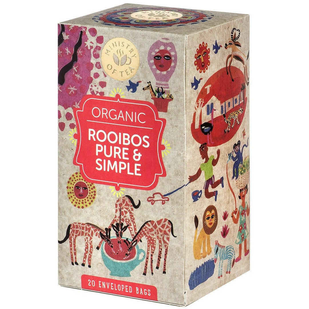 Ministry Of Tea Infuso Biologico Rooibos Puro 20 Filtri