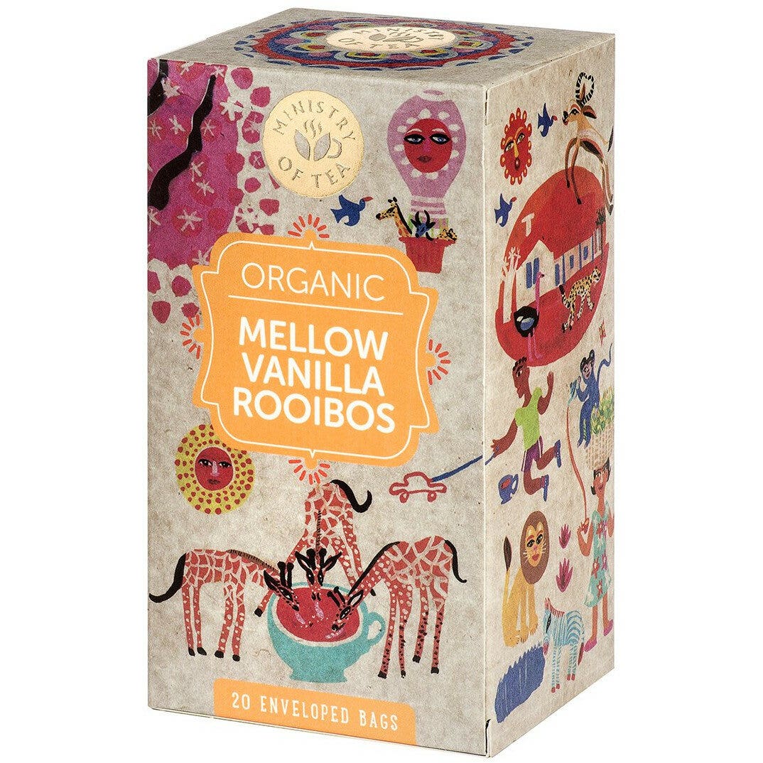 Ministry Of Tea Infuso Biologico Rooibos Vaniglia 20 Filtri