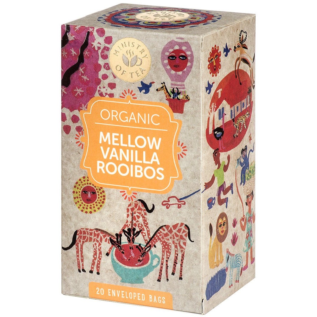 Ministry Of Tea Infusion biologique Rooibos Vanille 20 sachets