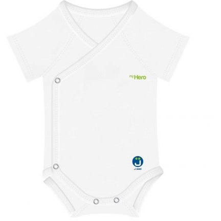 J Bimbi Body My Hero 44-62 cm Coton Bio 4 Saisons Blanc