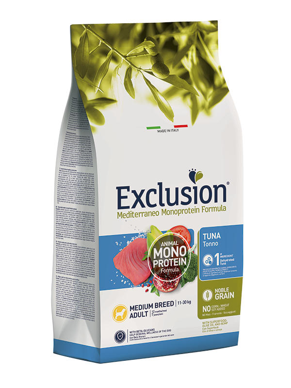 EXCLUSION M ADULT TUNA M 12 kg