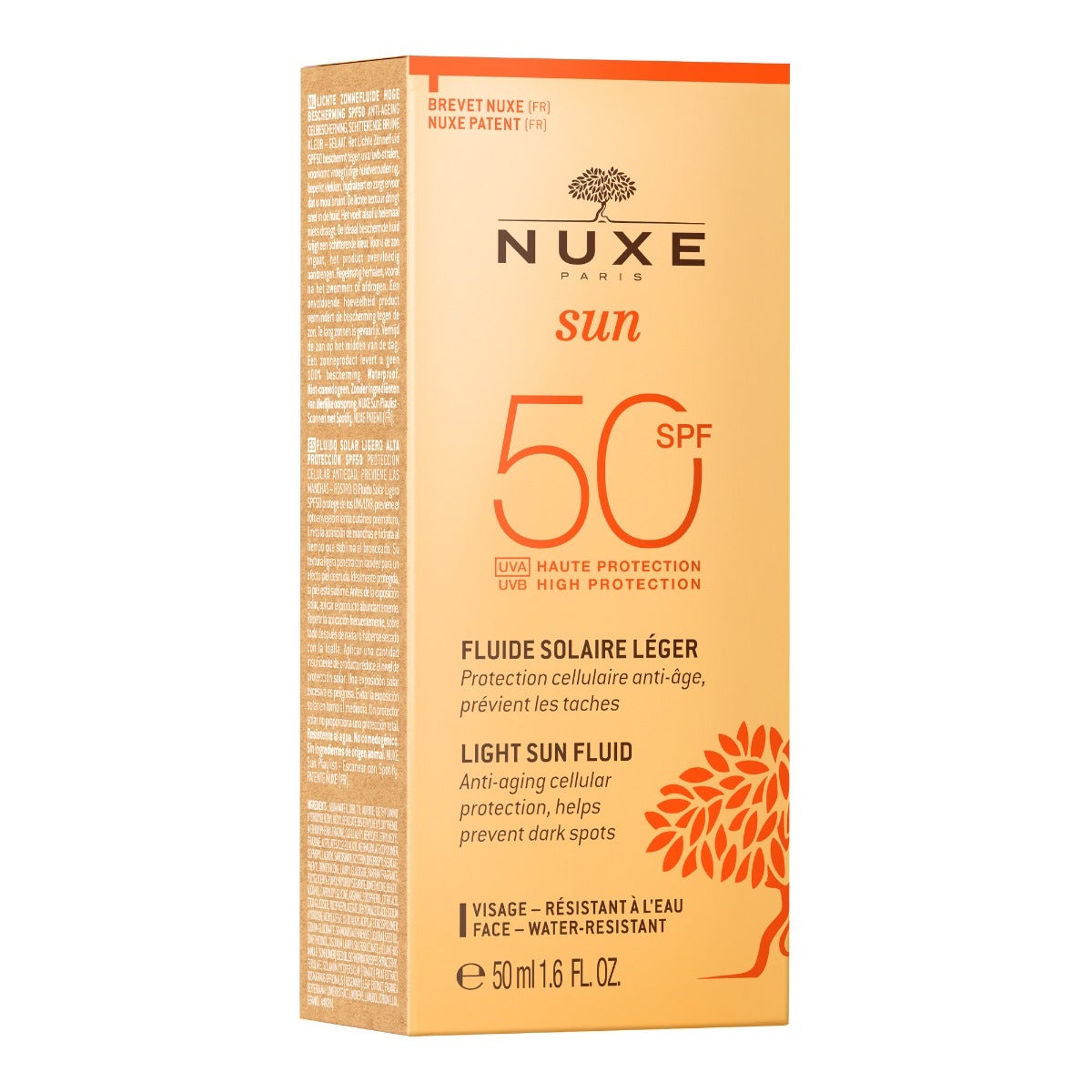 Nuxe Sun Fluide Léger Haute Protection SPF50 50 ml