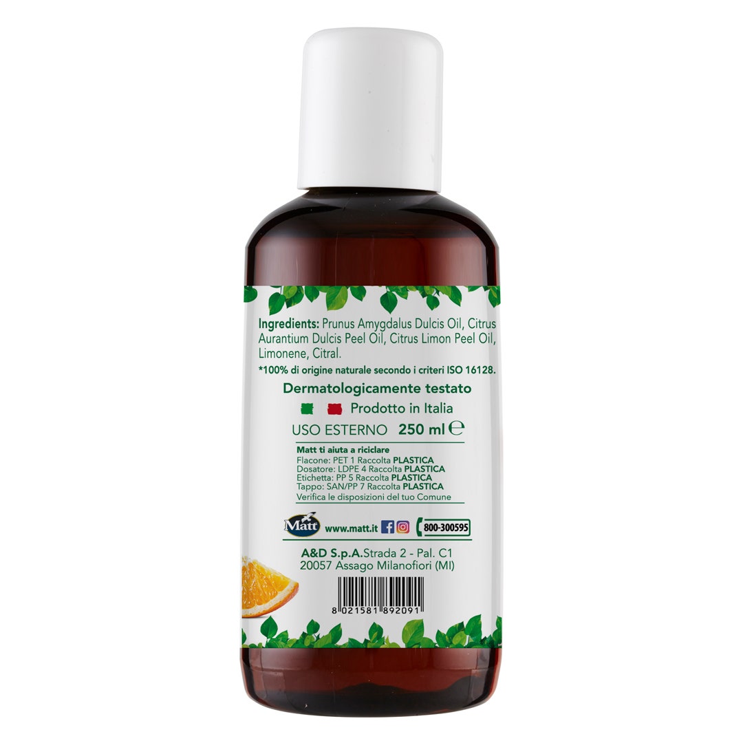 Forsan Olio Corpo Mandorle Profumo Agrumi Elasticizzante 250ml