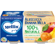 Mellin Omogeneizzato Albicocca Banana Mela 2x100g