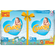 Couches Carezza Baby Comfort Midi 4-9 kg, 40 pièces