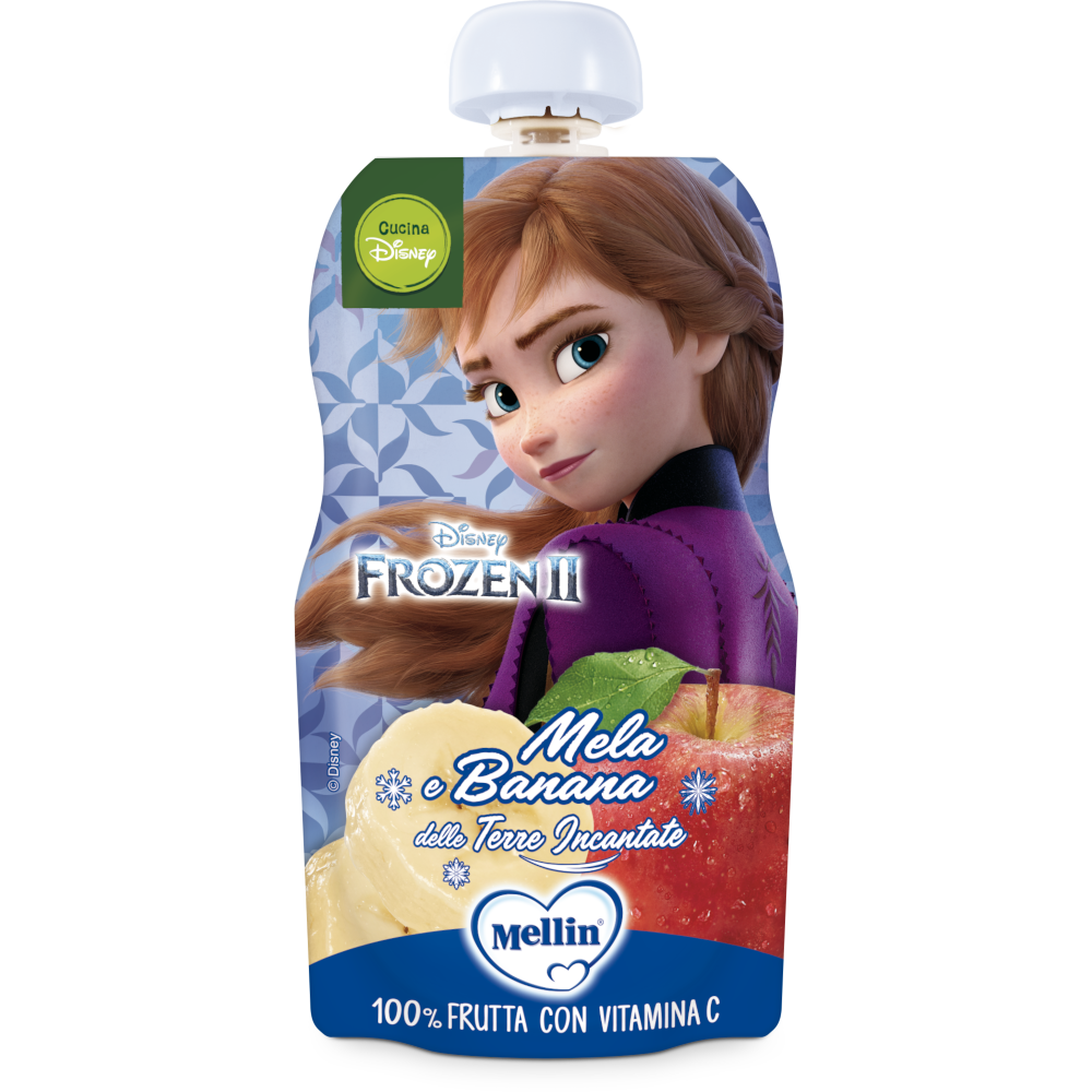 Mellin Pochette Goûter Disney Pomme Banane 110 g