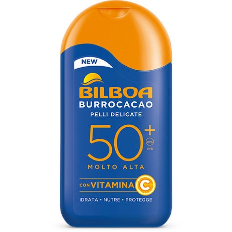 Bilboa Baume à lèvres Peaux délicates Lait solaire SPF50+ 200 ml