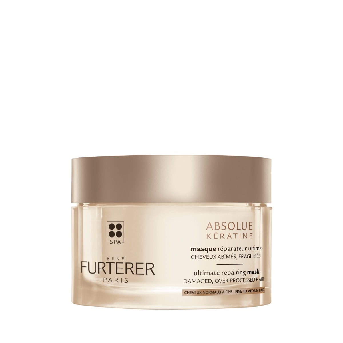 René Furterer Absolue Kératine Masque Reconstructeur Extrême Cheveux Abîmés et Fragilisés 200 ml