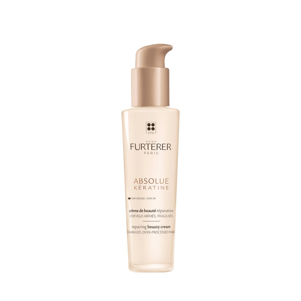 René Furterer Absolue Kératine Soin de beauté restructurant sans rinçage pour cheveux abîmés et fragilisés 100 ml